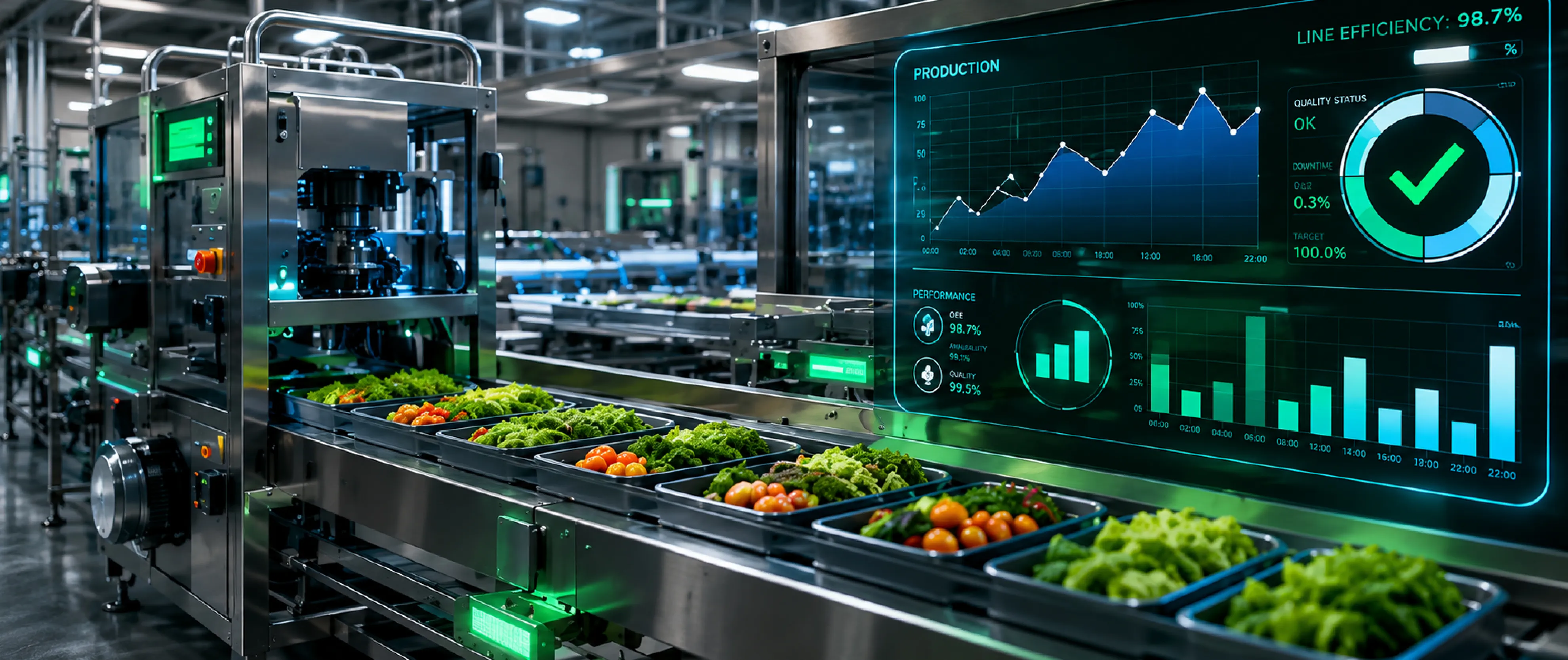 Food quality inspection under ISO 22000 food safety management system reducing customer complaints and improving food quality standards.