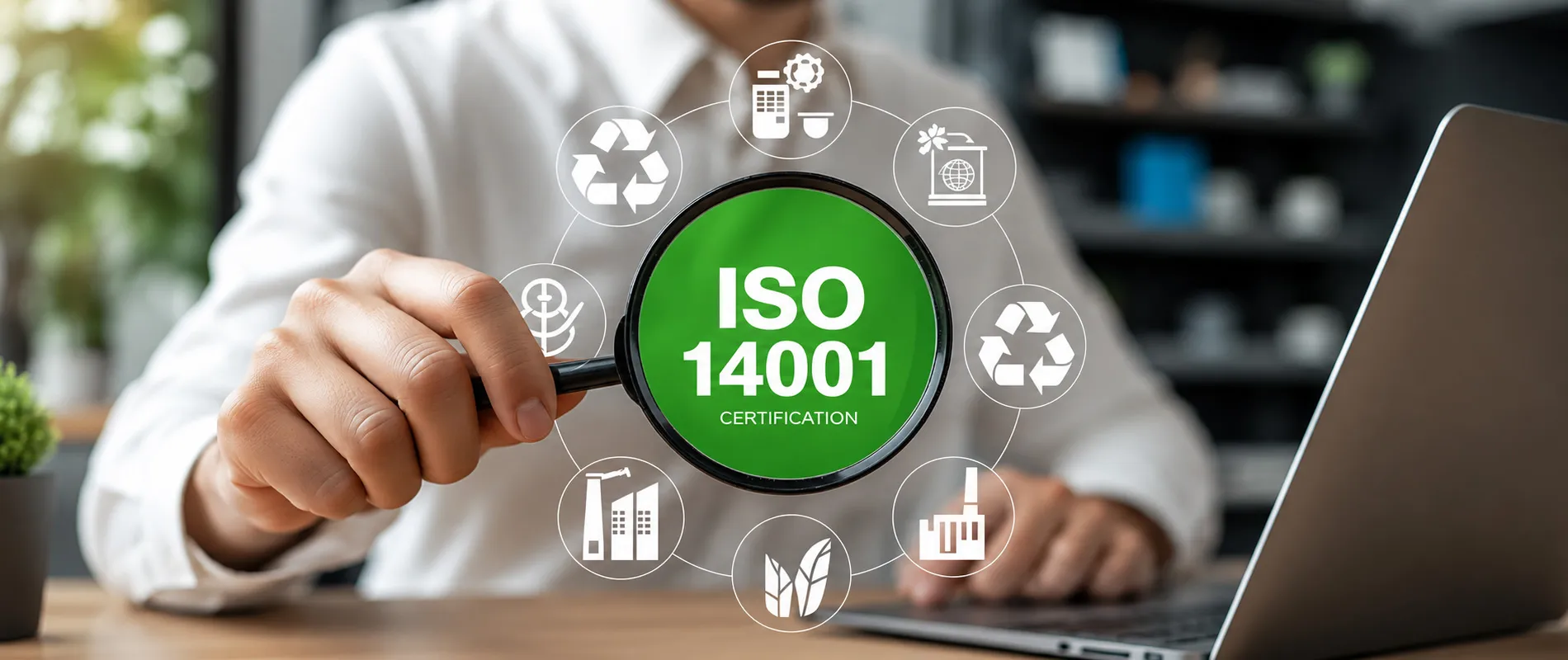 ISO 14001 certification consultant in Saudi Arabia helping a business with environmental management certification
