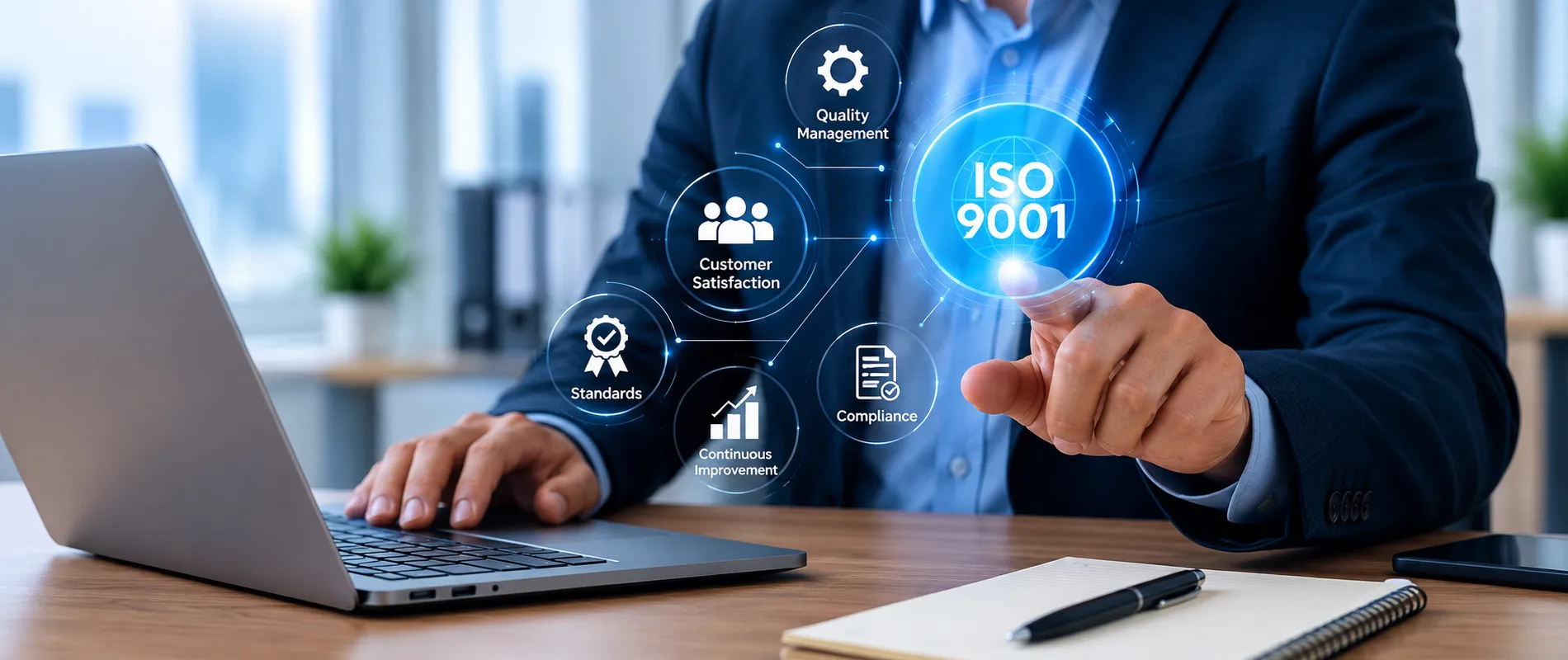 Businesses comparing ISO 9001 services in Saudi Arabia