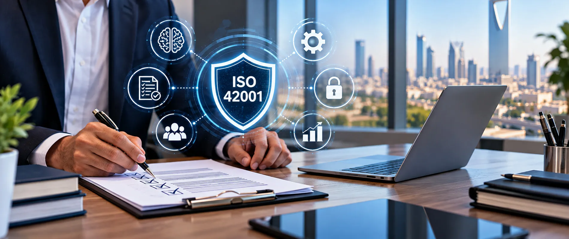 ISO 42001 implementation support selection guide for businesses